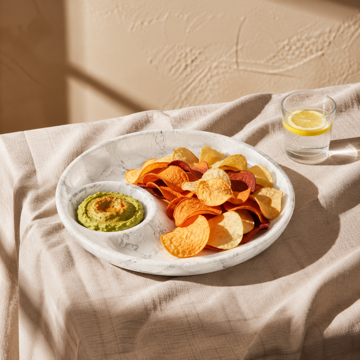 White ,CHIP N DIP - تشيب ان ديب/أبيض