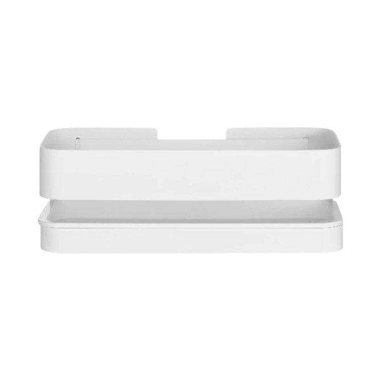 NEXIO Small Shower Shelf,25.4 x 12 x 8.6 cm- White Color - رف حمام صغير NEXIO , 25.4 x 12 x8.6 سم - لون أبيض