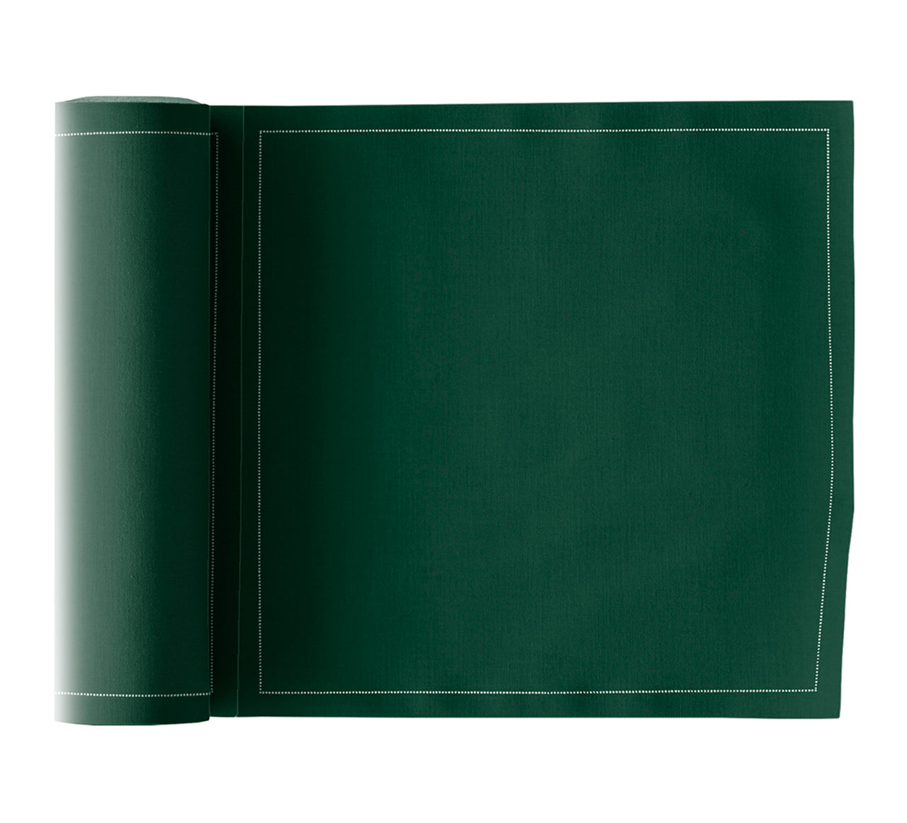 English green Napkin 11,7x11,7 100% Cotton, Rolls 50 - مناديل سفرة قطنية 11,7×11,7 اخضر– 50 قطعة