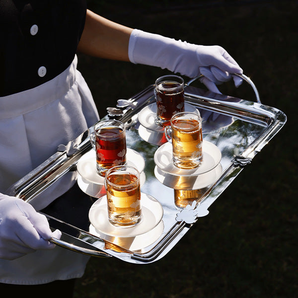 Botanical XL Rectangular Tray with Handle - XL صينية مستطيلة كبيرة بمقبض