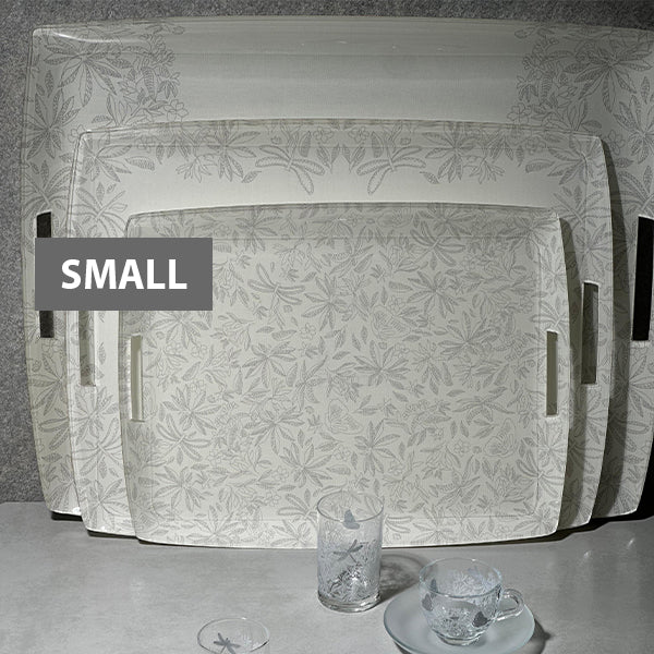 Butterfly Acrylic tray with handle ,small - صينية اكريليك شكل الفراشة ,صغير