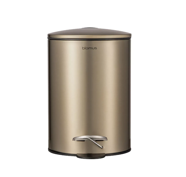 Pedal Bin -TUBO- Brass - 21 X 17 X 24 CM 3 Liter - سلة دواسة -توبو- نحاس - 3 لتر
