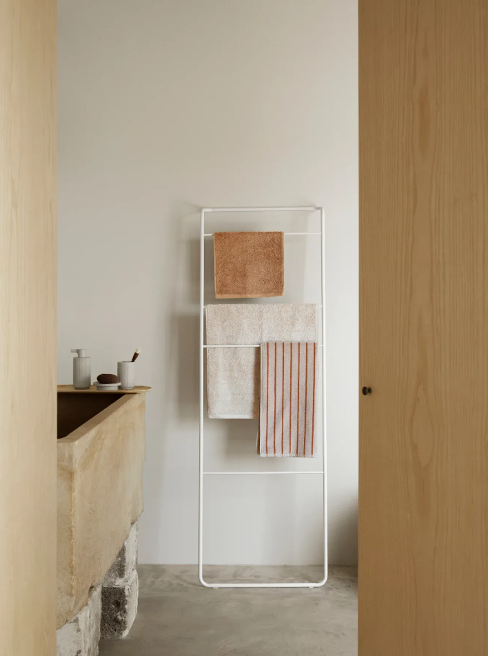 Towel Ladder - MODO - White - 170 X 55 X 13 CM - سلم المنشفة - مودو - أبيض