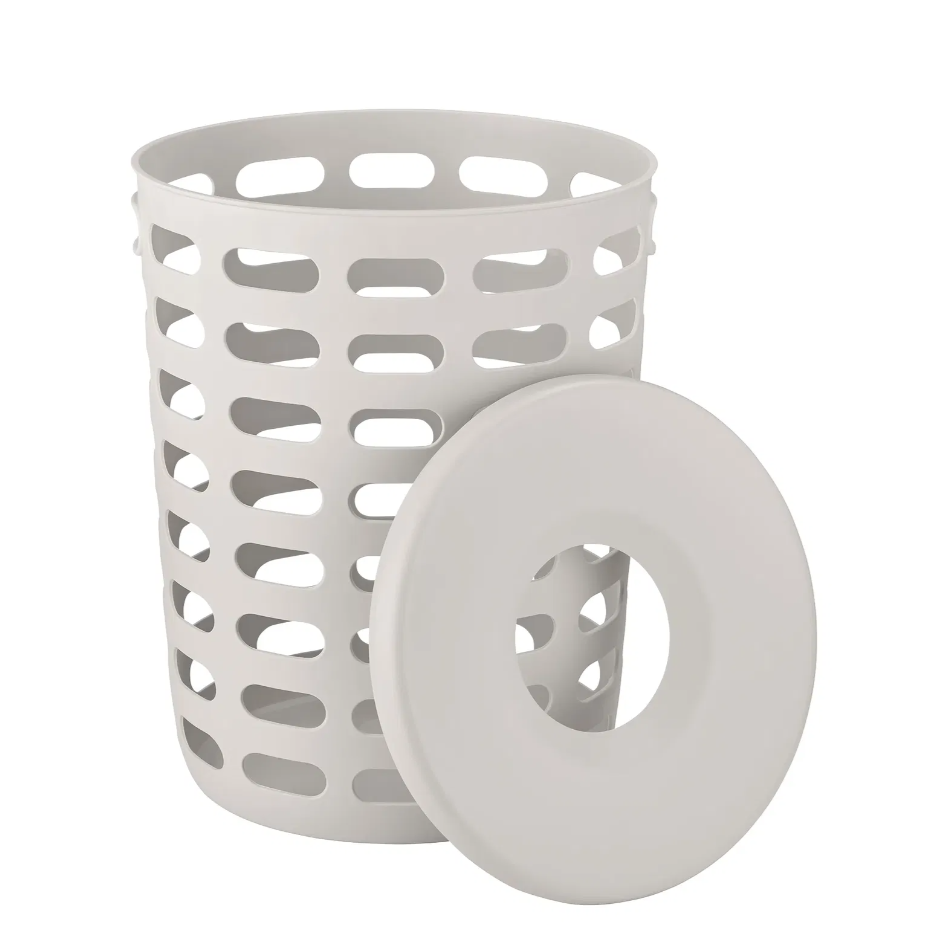 Laundry Basket - KORIE - Moonbeam - 40 X 40 X 54 CM - سله غسيل - أبيض دافئ