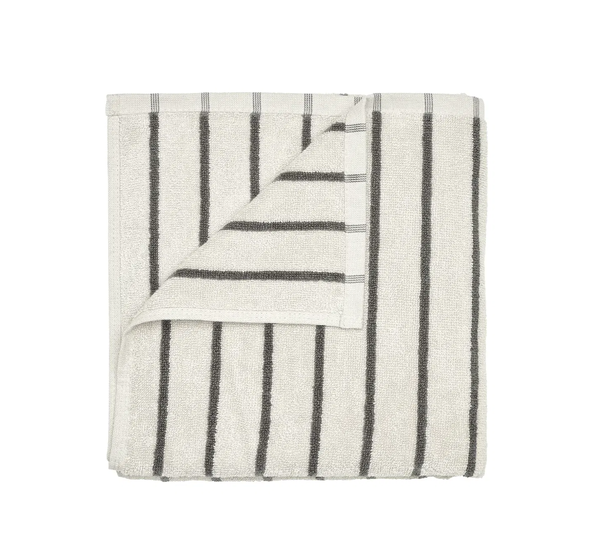 Hand Towel - ARTO - Moonbeam/Magnet - 50 X 100 CM - منشفه يد - أبيض دافئ / رمادي غامق