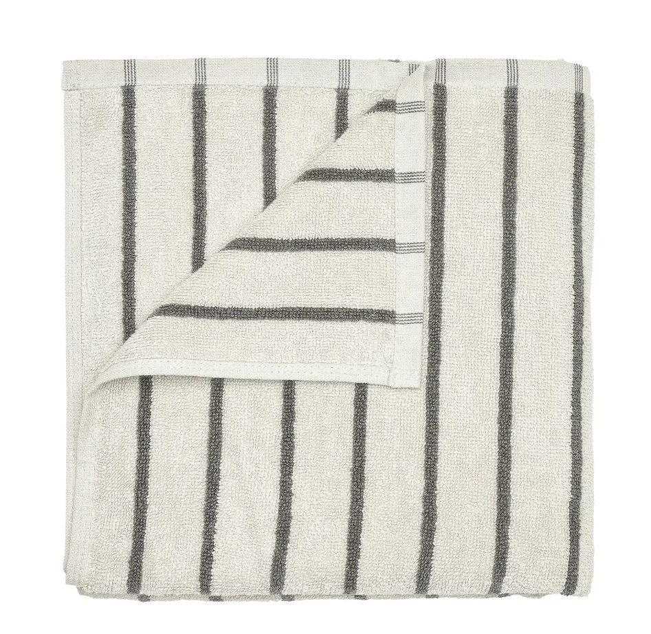 Bath Towel - ARTO - Moonbeam/Magnet - 70 X 140 CM - منشفه حمام - أبيض دافئ / رمادي غامق