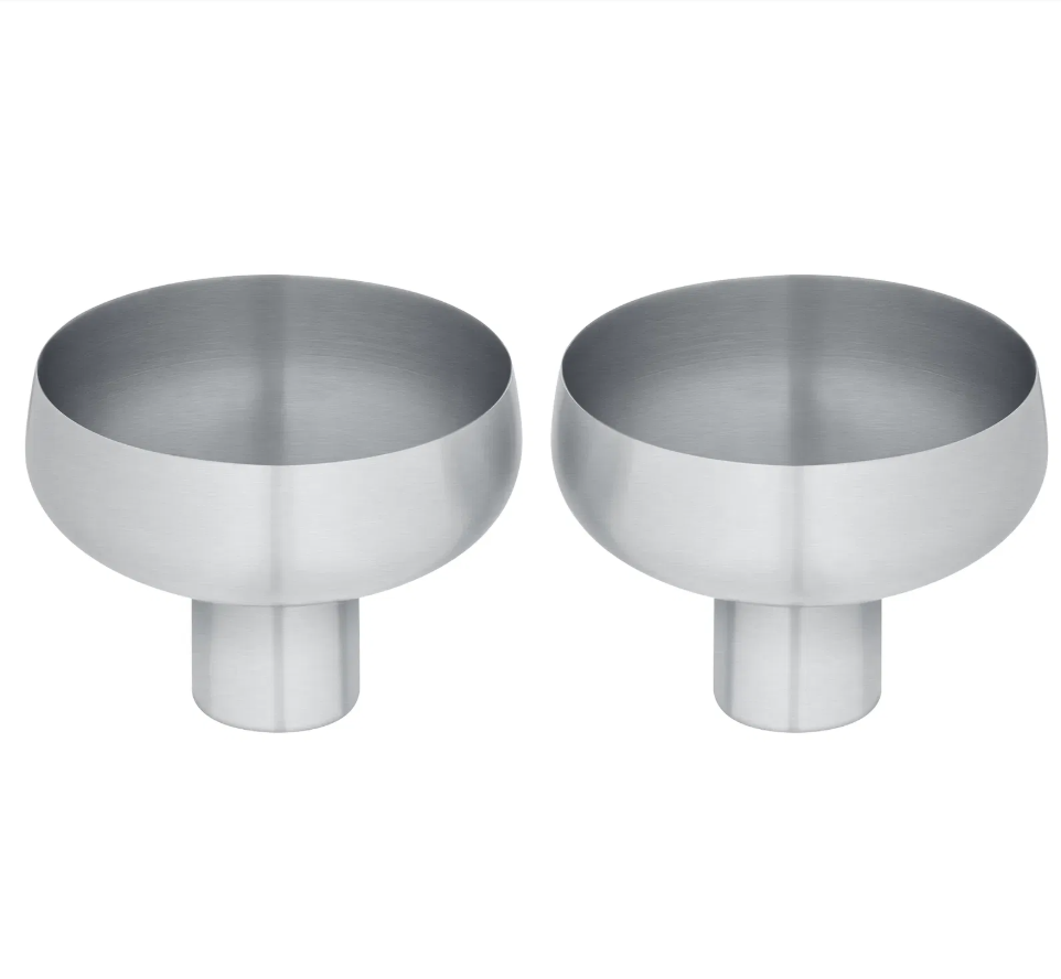 Stainless Steel Champagne Coupe Set of 2 - KOYOI STEEL - Edelstahl matt - 90 ML - ستانليس ستيل - مكون من 2 قطعه طقم كوب شامبانيا