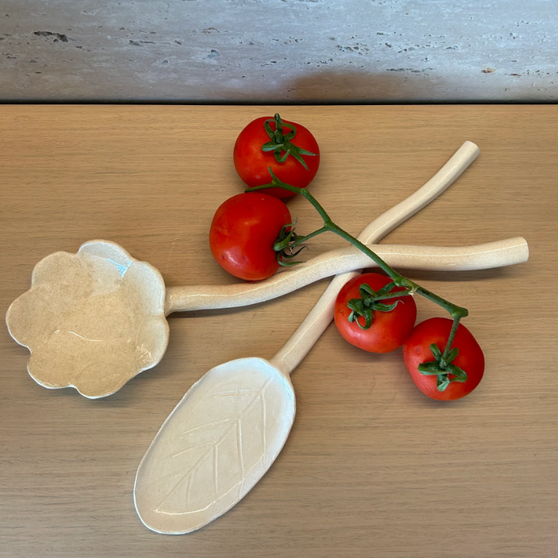 Mix & More Floral - WHITE - ملعقة التقديم - أبيض