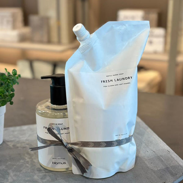 SATOMI Hand Soap+ Refill Scent Fresh Laundry 500 ml -صابون اليدين + اعادة تعبئة برائحة الانتعاش
