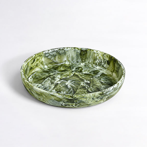 Medium Round Platter, Forest - طبق تقديم دائري متوسط , أخضر