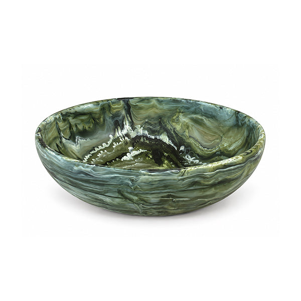 Medium Wave Bowl, Forest - وعاء مموج وسط , أخضر