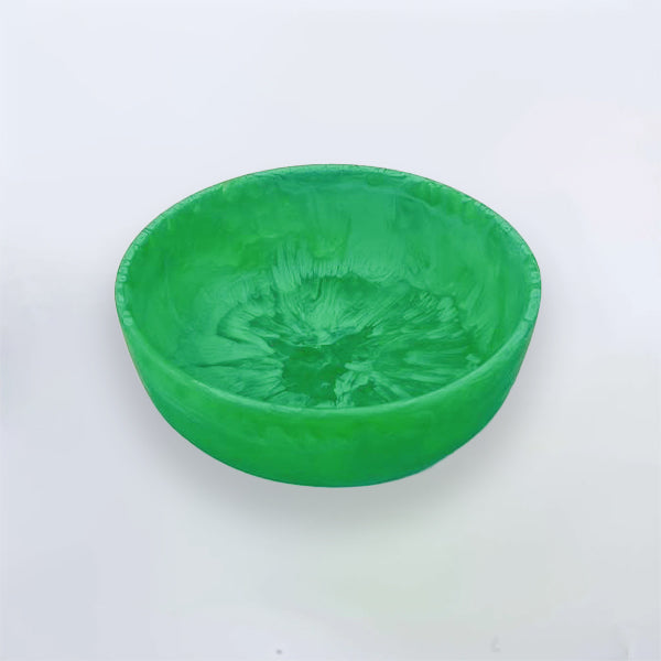 ROUND BOWL SMALL PERIDOT 9.25X9.25X3.3 CM - 9.25X9.25X3.3 CM وعاء دائري صغير أخضر