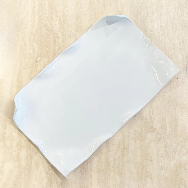 Tidal Tray - White - طبق تقديم مسطح , أبيض