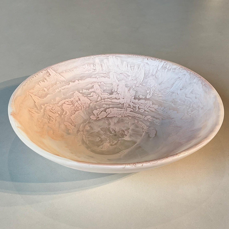 Large Swirl Everyday Bowl , beige Color - وعاء ريزن كبير , لون بيج