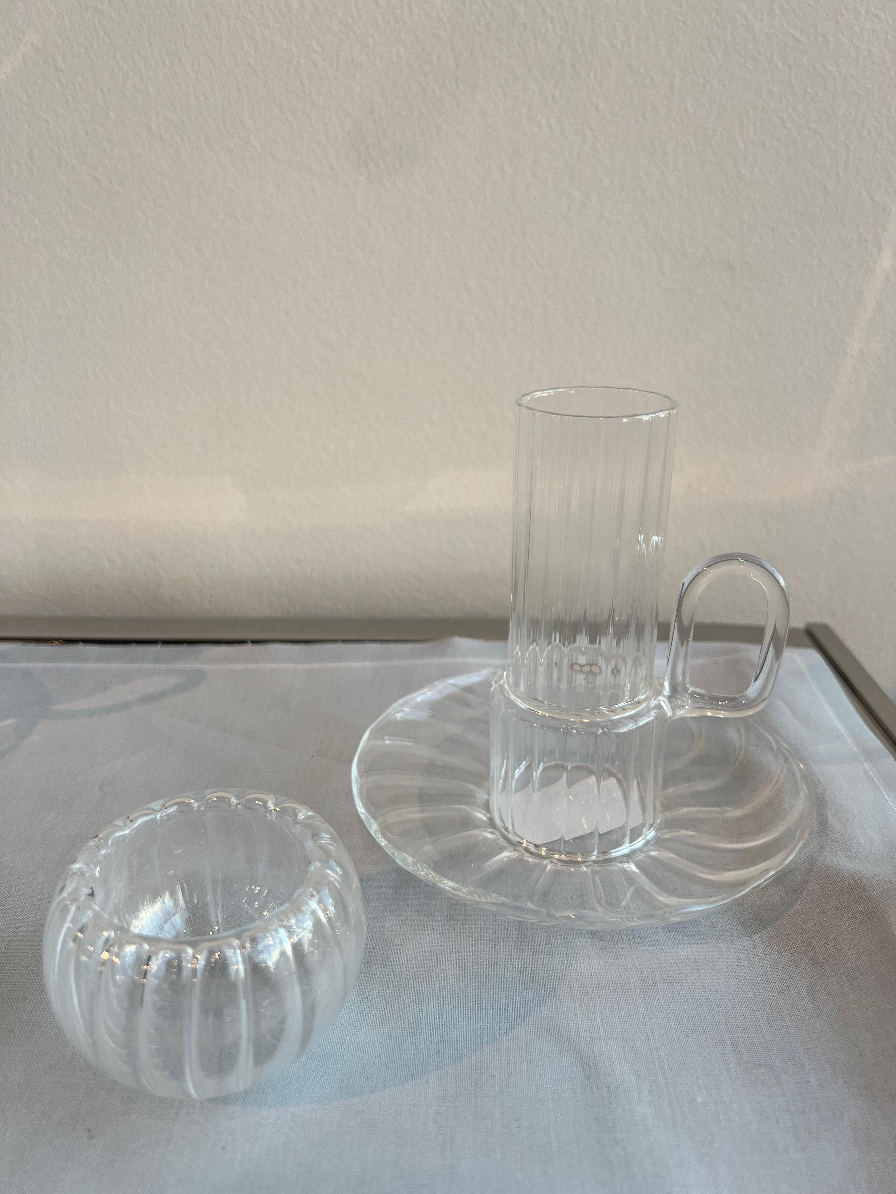 DOUBLE TEA GLASS & GAHWA CUP SET