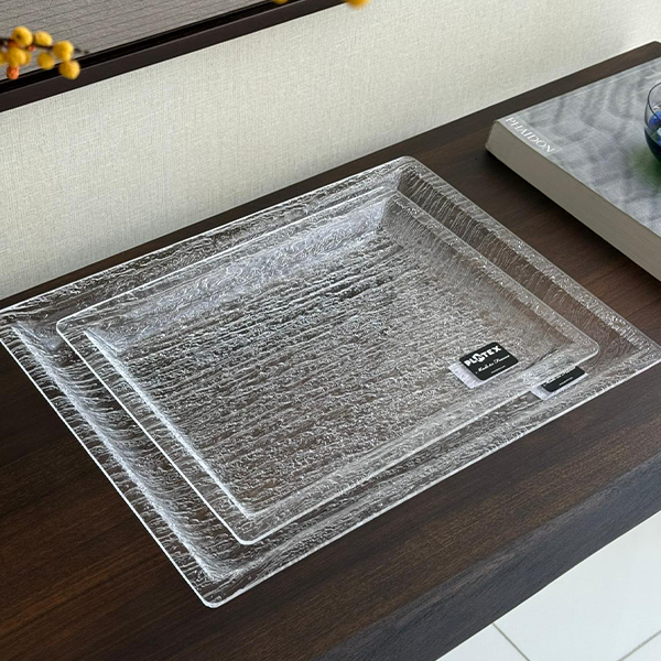 ACRYLIC TRAY 33x24 ICE - صينية أكريليك 24×33 ثلجي