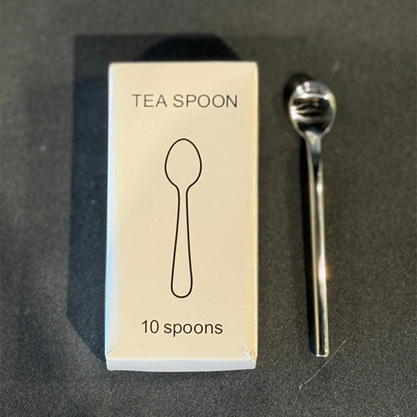 10 pcs Spoon Round Handle - طقم 10 ملاعق بمقبض دائري Black & White