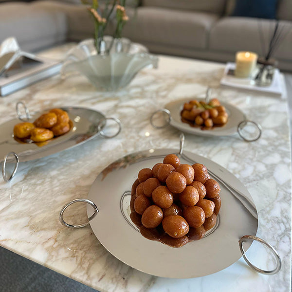 Oval Ring Platter, Large- طبق تقديم بيضاوي ,كبير