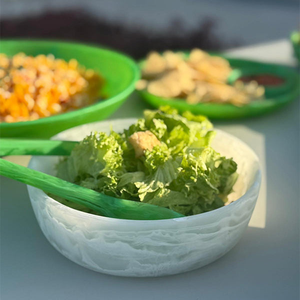 Peridot , Everyday Salad Servers 2pc , مجموعة ادوات السلطة 2قطعة أخضر