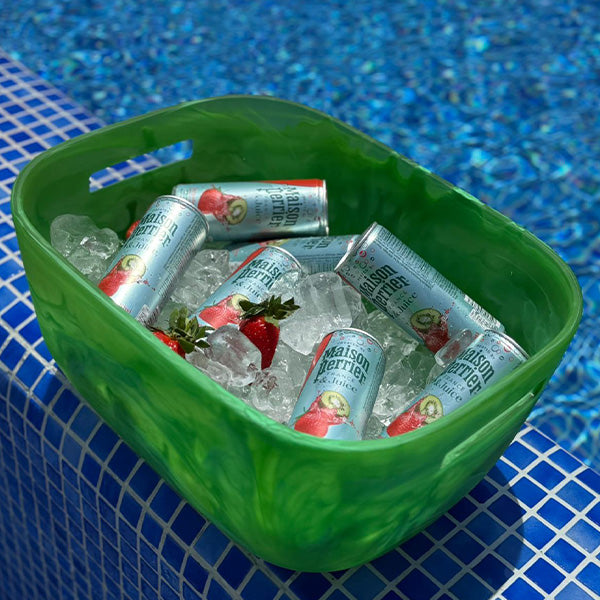 PARTY BUCKET PERIDOT 38X33X18 CM -دلو أخضر 38×33×18 سم