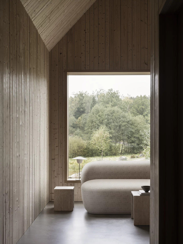 VARU Set of side tables, Beige Color VARU طقم طاولات جانبية، لون بيج