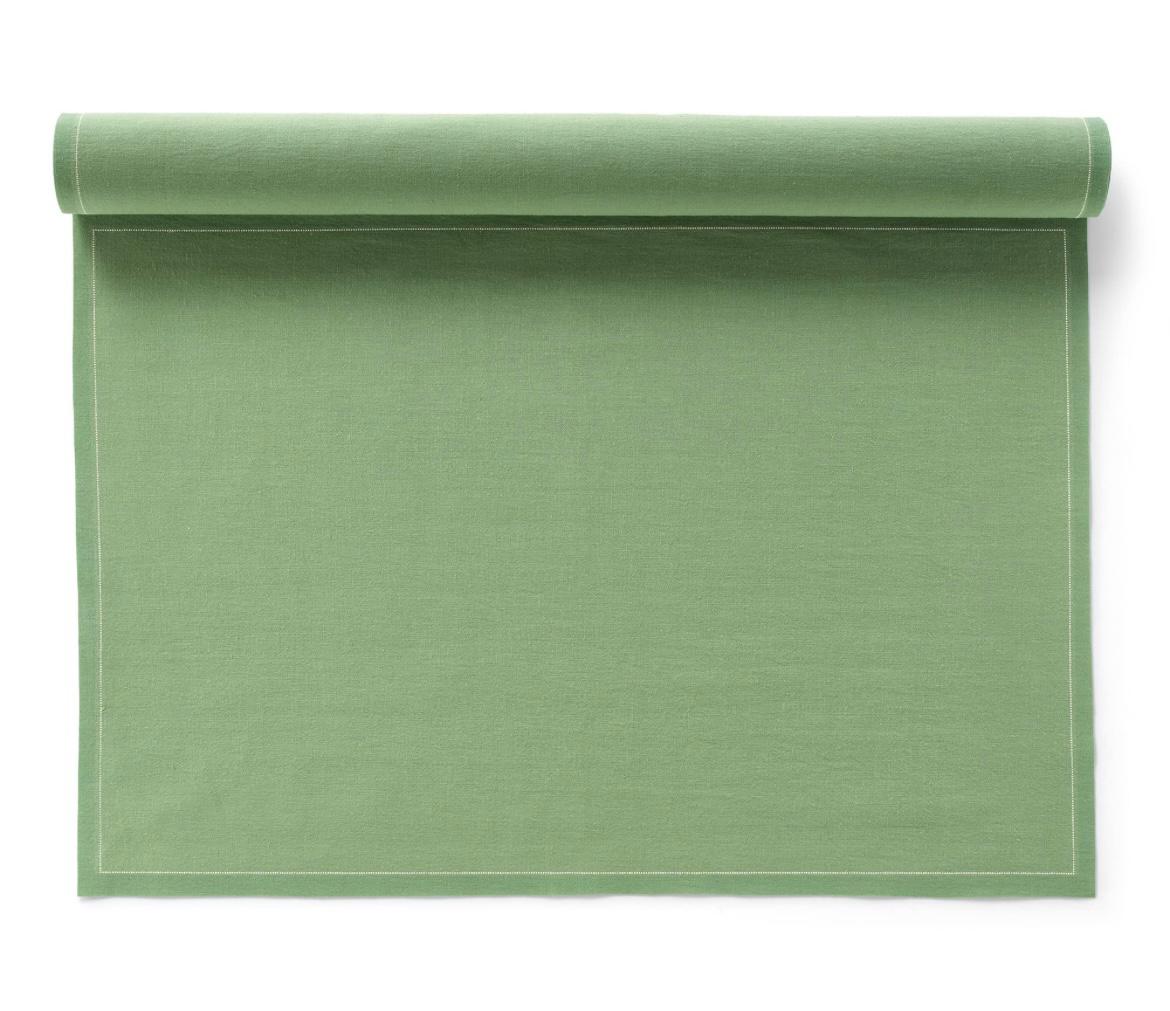 COTTON PLACEMAT , 48 x 32 CM, EUCALYPTUS GREEN_ - مفارش أطباق قطنية، 48 × 32 سم، أخضر