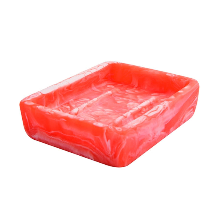 Soap Dish 12x10x5 cm, Apricot Color - صحن صابون , لون مشمشي