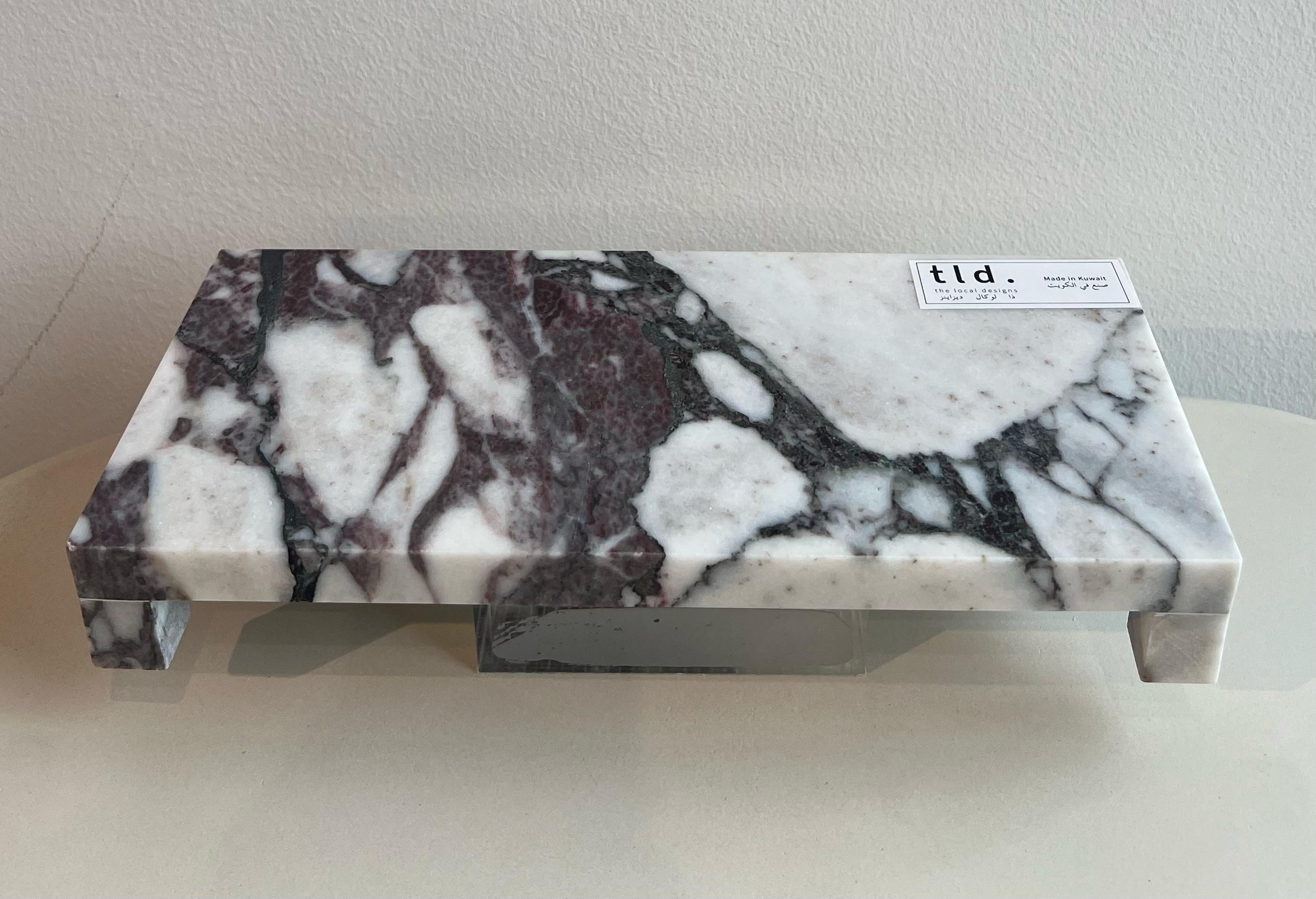 Textured Viola Marble Set 13 x 30 cm - طقم رخام مزخرف فيولا مقاس 13× 30 سم