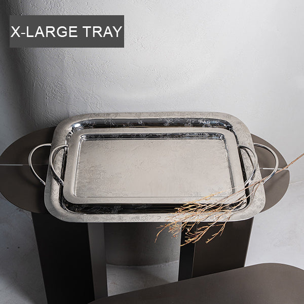 Forest Rect XXL Tray with Handle - XXL صينية مستطيلة بمقبض