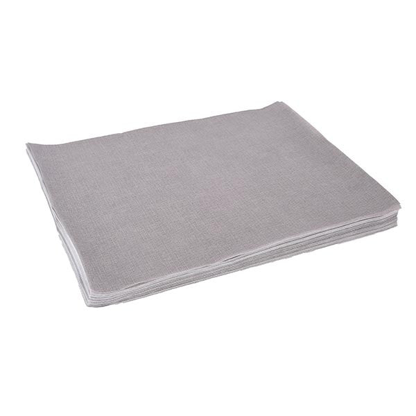 NOUVEAUTECH Placemats 100Pcs 32x45cm, Grey Color - NOUVEAUTECH مفرش 100 قطعة 32x45 سم لون رمادي