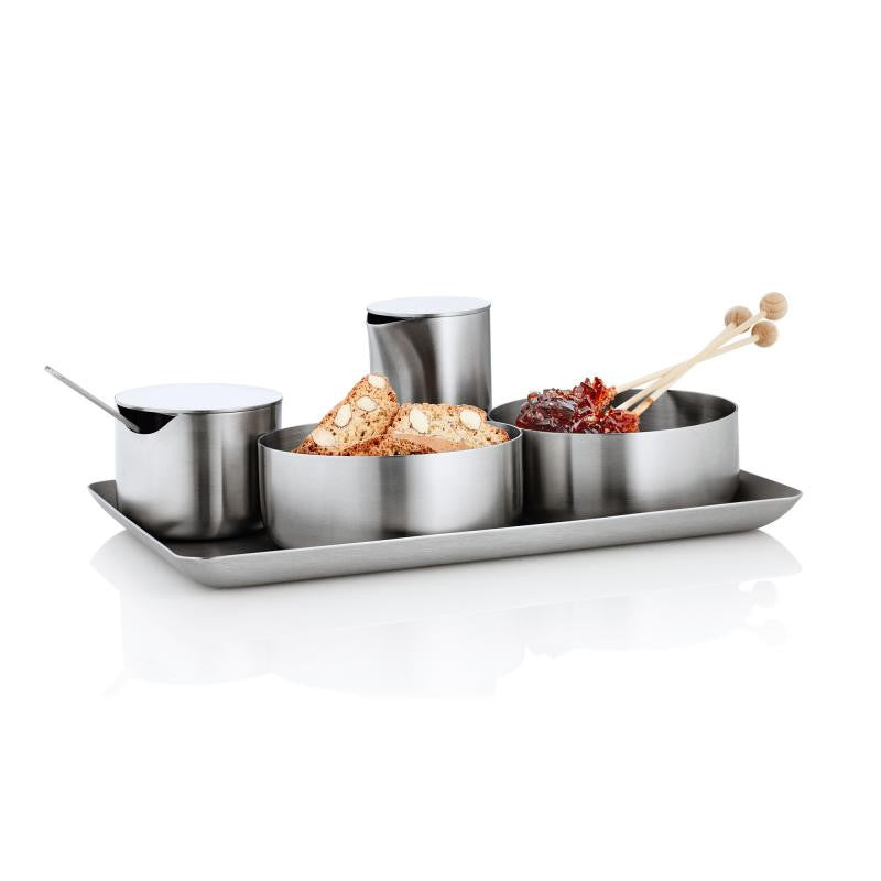 BASIC Medium Stainless Steel Snack Bowl - طبق وجبات خفيفة  BASIC حجم متوسط