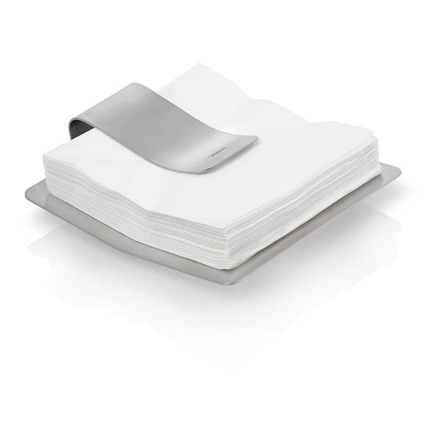 SCUDO Stainless Steel Napkin Holder with Clip  - حامل مناديل ورقية SCUDO ستانلس ستيل