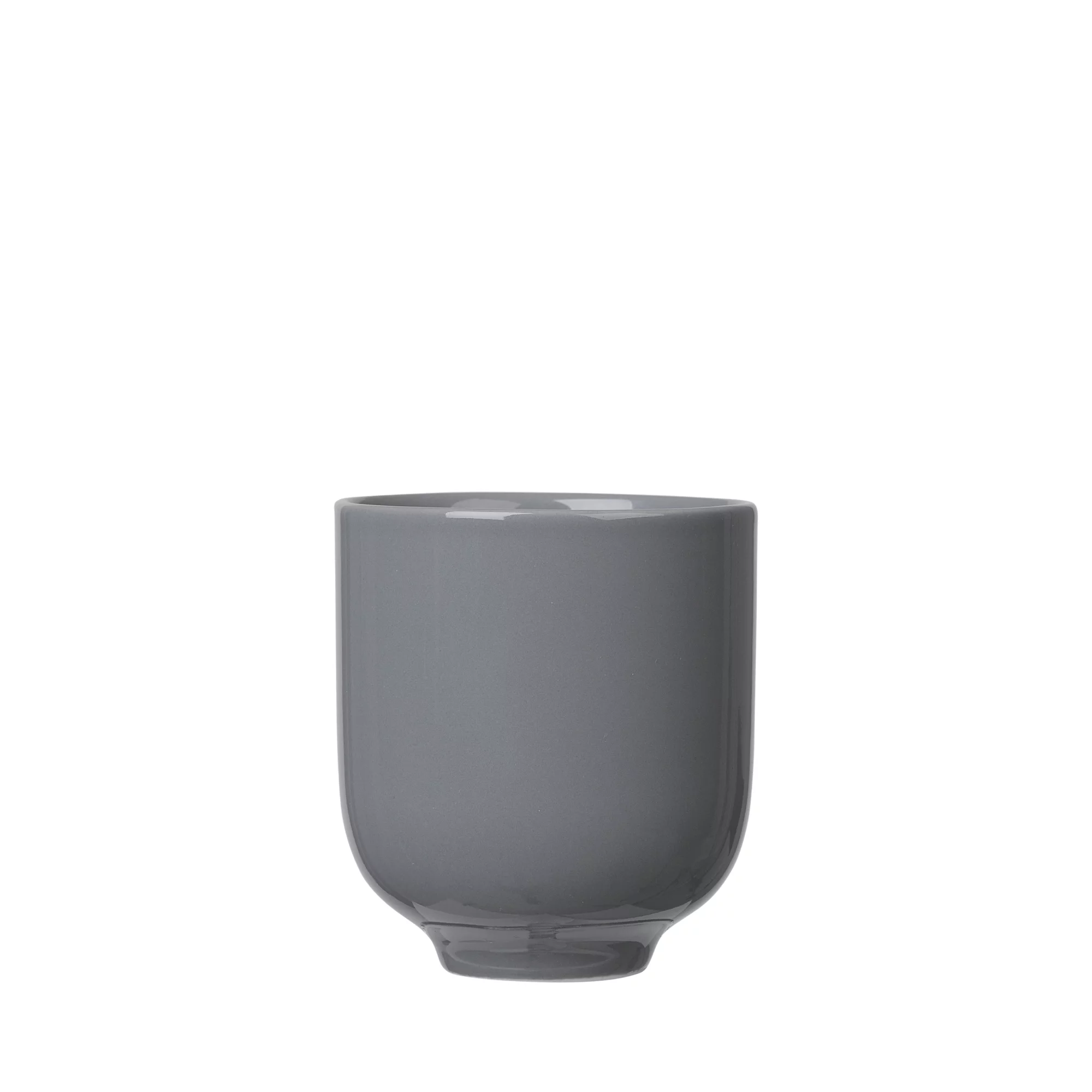 CUP, SHARKSKIN, RO - SET OF 4 75mm x 85mm - كوب 8.5x7.5سم, لون رمادي