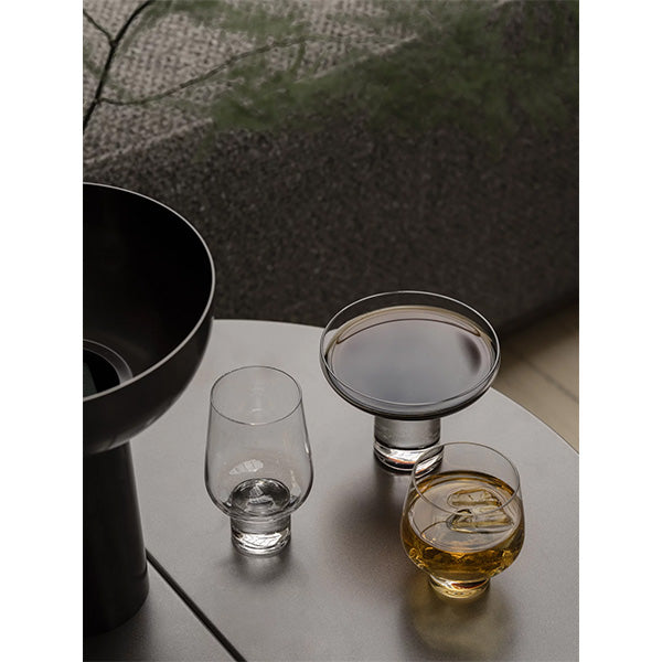KOYOI MART Glass 110 ml - وعاء زجاجي مع قاعدة