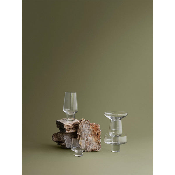 KOYOI MART Glass 110 ml - وعاء زجاجي مع قاعدة