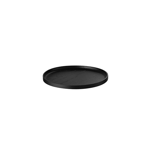 OKU Small Round Tray Black - صينية دائرية صغيرة أسود OKU