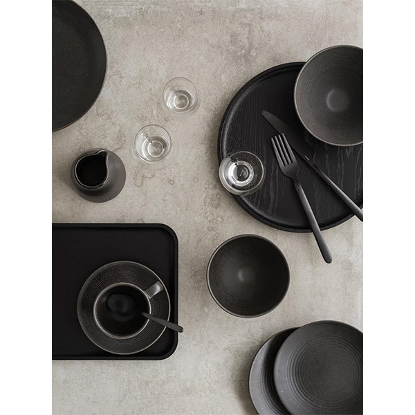 OKU Small Round Tray Black - صينية دائرية صغيرة أسود OKU