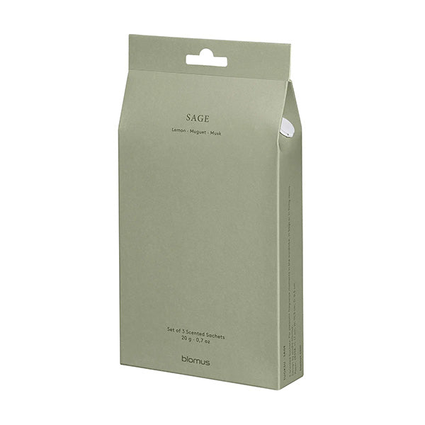 Scented Sachets 3 Pcs, Sage Scent - أكياس معطرة 3 قطع , رائحة الميرمية