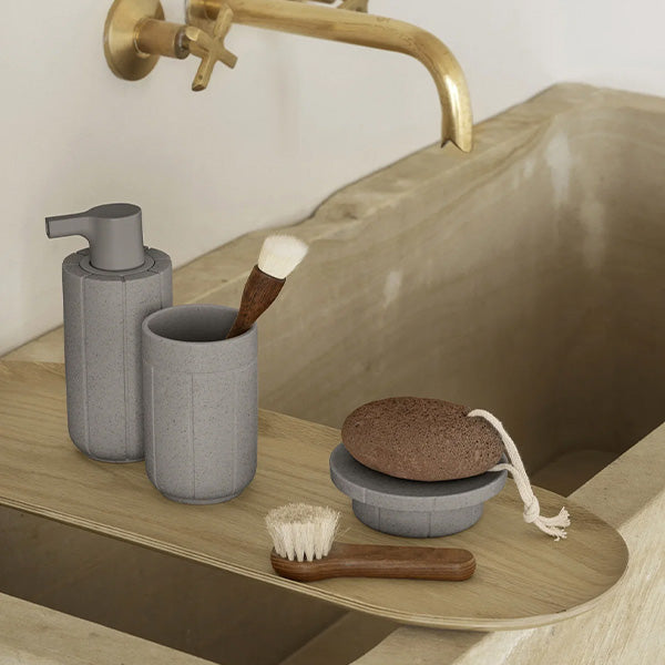 Kua Soap Dish, Micro Chip - صحن صابون، رمادي فاتح