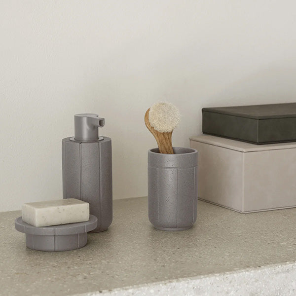 Kua Soap Dish, Micro Chip - صحن صابون، رمادي فاتح