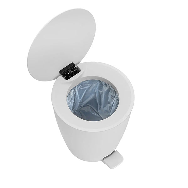 Ava Pedal Bin, White - سلة مهملات بدواسة، أبيض