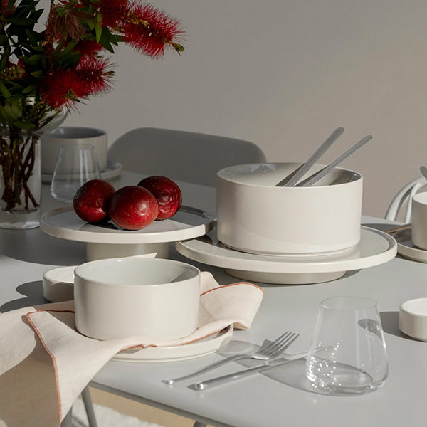 Pilar Cake Stand L, Moonbeam - حامل كيك كبير، بيج