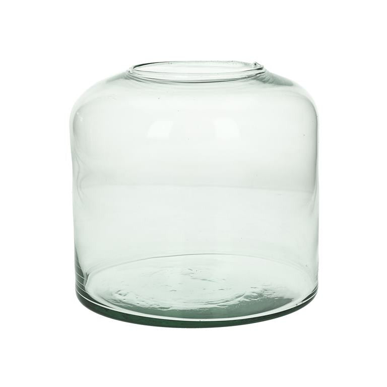 Glass Vase 18cm - مزهرية زجاجية 18سم