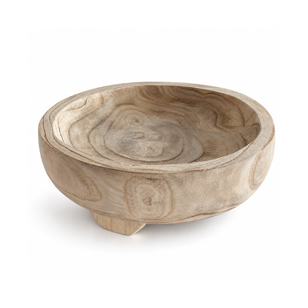 Paulownia Wood Platter 27x10cm , Beige Color -طبق تقديم 10x27 سم , لون بيج
