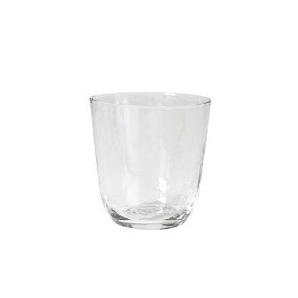 GLASS TUMBLER 9.2X9.5CM 33.5CL CLR -HAMMERED SET OF 4- "Hammered" كوب زجاجي 330.5مل (Copy)