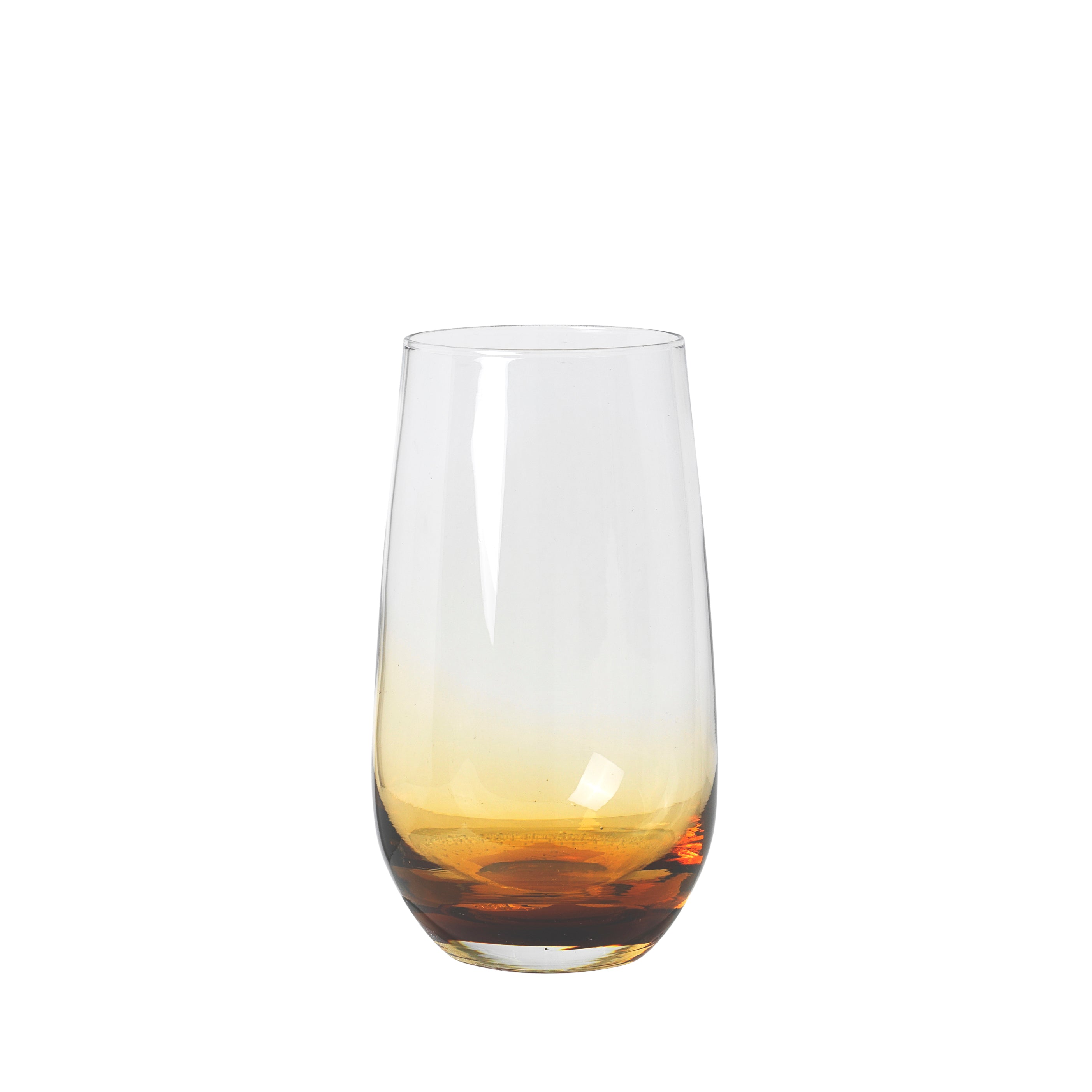 GLASS TUMBLER 8.5X14.9CM 55CL -AMBER - كوب زجاجي "Amber" 550ml