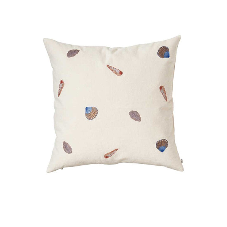 CUSHION COVER COTTON SAND 50 x 50 CM SEASHELL