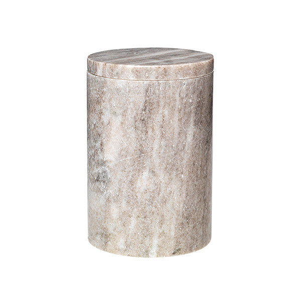 OSVALD Marble Light Brown Canister , 10x15cm  - حافظة PLATON لون ماربل بني فاتح, 10x15سم