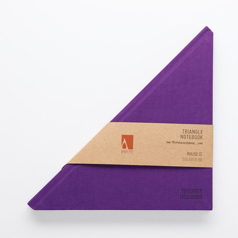 TRIANGLE NOTEBOOK -PURPLE