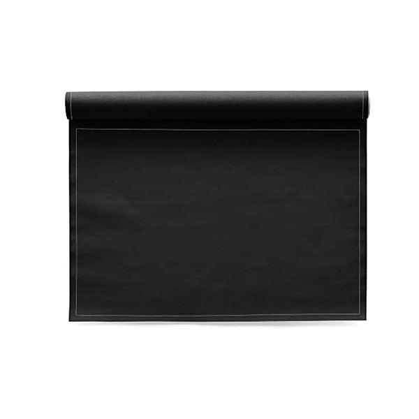 PLACEMAT PACK, 48 x 32 CM, BLACK - مفارش أطباق قطنية 48x32سم 12قطعة , لون أسود
